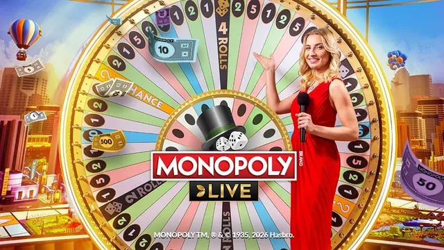 MONOPOLY Live wheel and game host, Evolution